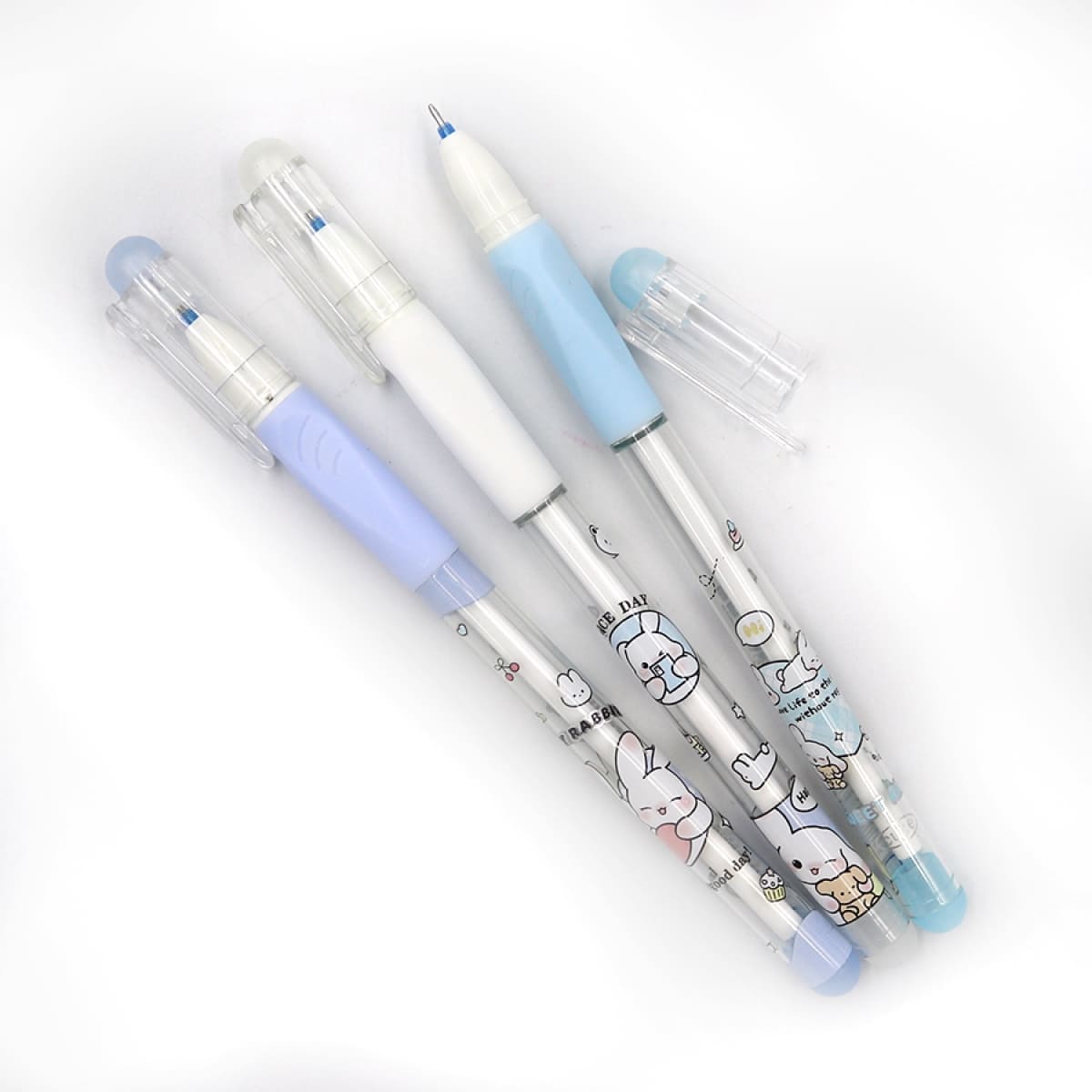 Ручка гелевая пиши-стирай 0,38мм синяя Аodemei Rabbit 34269