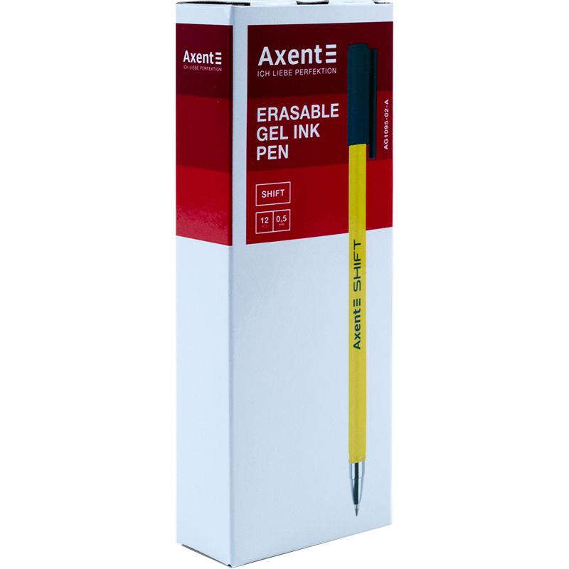 Ручка гелевая Axent Shift пиши-стрирай 0.5мм синяя AG1095-02-A