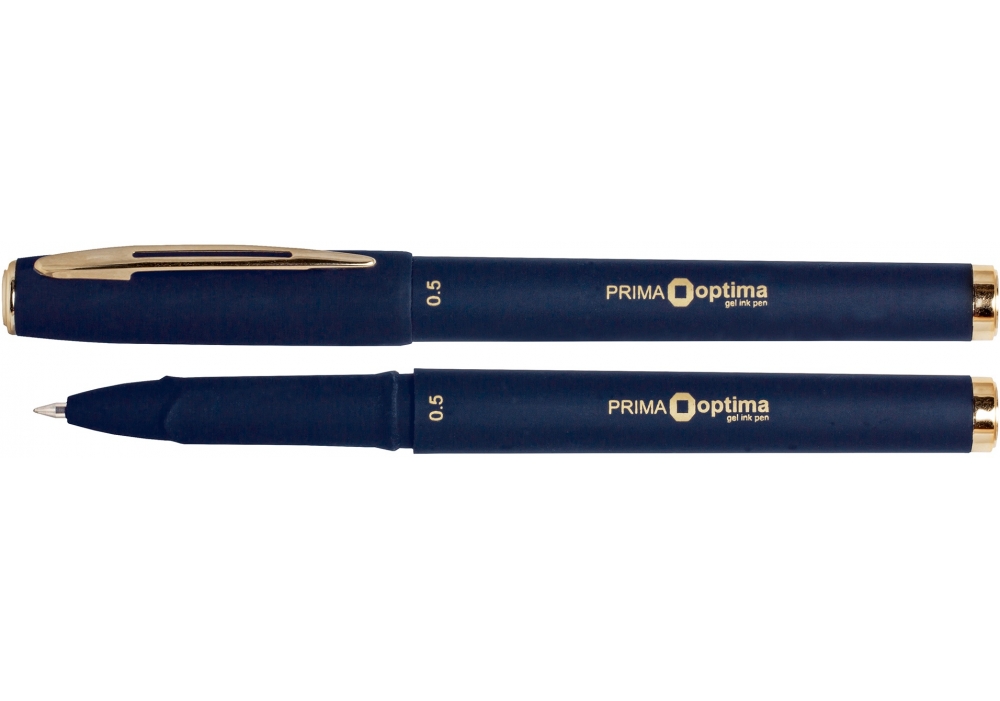 Ручка гелева Optima PRIMA 0.5мм синя O15638-02