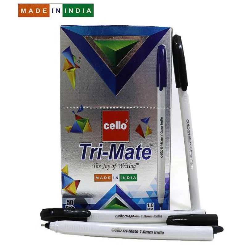 Ручка кулькова Cello Original Tri-Mate 1мм чорна Tri-mateBK
