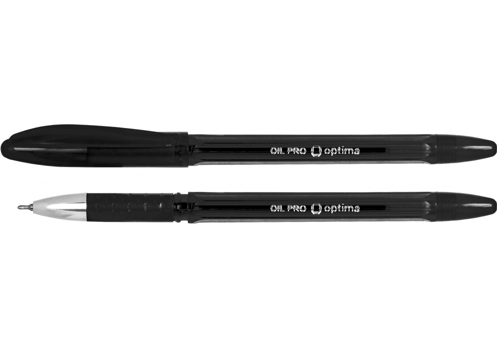 Ручка масляна Optima Oil Pro чорна O15616-01