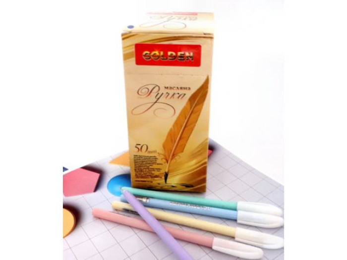 Ручка масляна Golden Velvet синя 014182