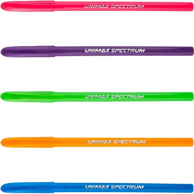 Ручка кулькова Unimax Spectrum Fashion 1,0мм синя UX-135-02