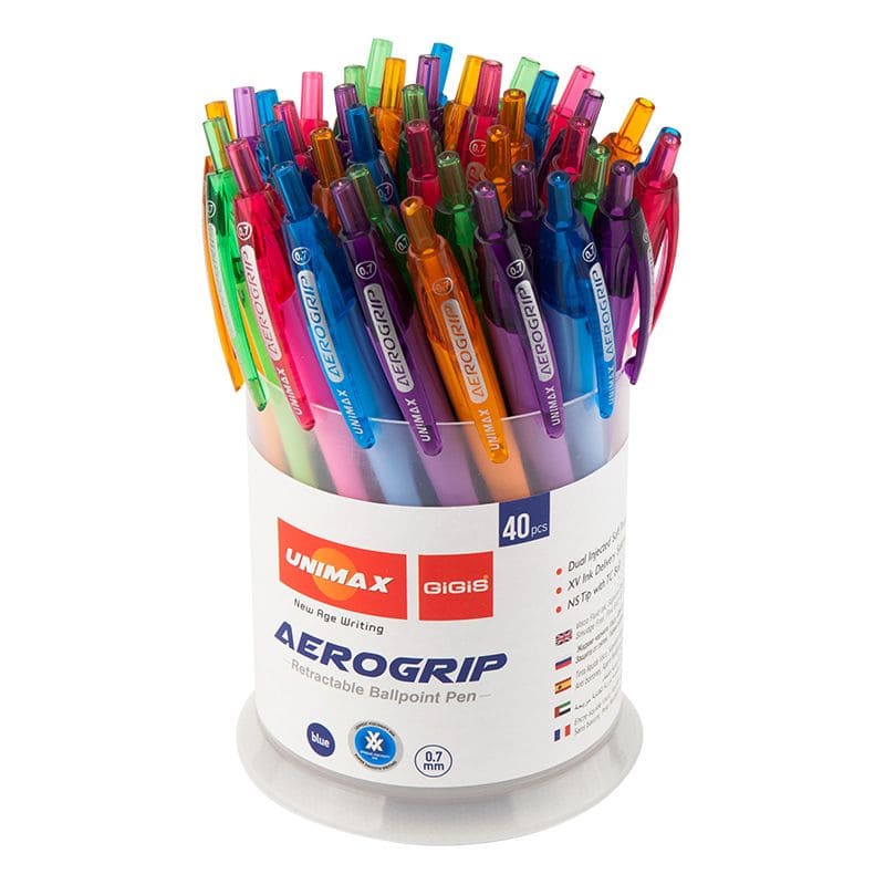 Ручка кулькова автоматична Unimax Aerogrip-2 синя UX-137-02