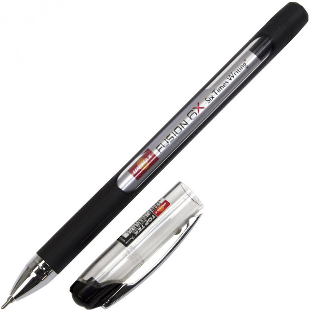 Ручка кулькова Unimax Top Tek Fusion 0,7мм чорна UX-10000-01