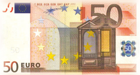 Конверт Купюри 50Є ЕкспресУдачі 1004