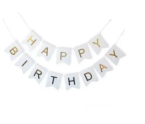 Гирлянда бумажная Happy Birthday Birthday били пропорцы 3м 1204-0001