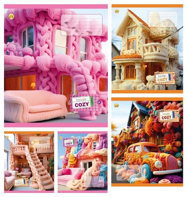 Зошит ТЕТРАДА 24арк в лінію House cozy Will 52307