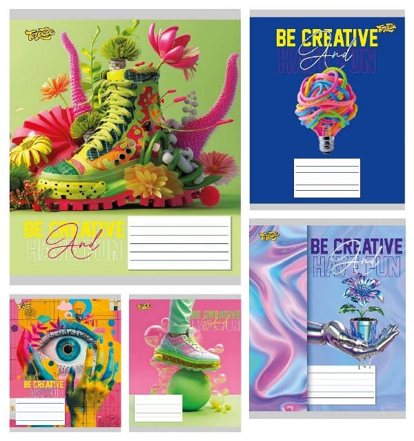 Зошит ТЕТРАДА 48арк в клітинку Creative 61512