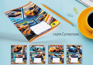 Зошит Leader 18арк в клітинку Супер трак 959053