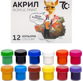 Акрилова фарба Гамма 12кол 10мл 7С 7С51202