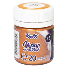Фарба акрилова Гамма RUDIX 20мл Бронза 850125
