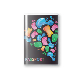 Блокнот Passport Аркуш кл А6 40арк 90х125мм Кольорові краплі 1В169