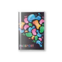 Блокнот Passport Аркуш кл А6 40арк 90х125мм Кольорові краплі 1В169