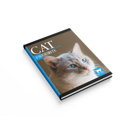 Блокнот Аркуш кл 80арк 148х203мм Cat favourite 1В410