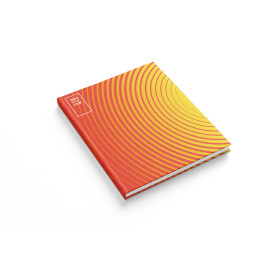 Блокнот Аркуш кл 80арк 198х201мм Помаранчеві кола 1NB890