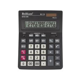 Калькулятор Brilliant 16-розрядний полупрофесійний ВS-116