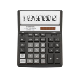 Калькулятор Brilliant 12-розрядний 158х203х31мм чорний SDK-888XBK
