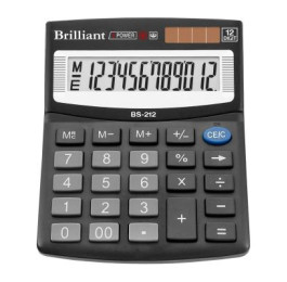 Калькулятор Brilliant 12-розрядний полупрофесійний ВS-212