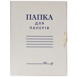 Папка картонна Бумвест А4 на зав'язках 0.30 400410