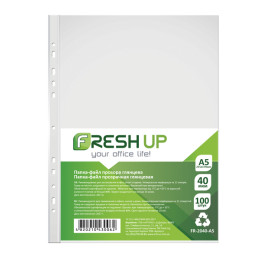 Файл А5 Fresh Up 40мкм глянець 100шт 600416