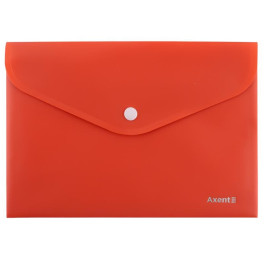 Папка-конверт на кнопці Axent A5 Earth colors кораловий 1522-28-A
