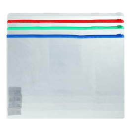 Папка-конверт BUROMAX А4 на блискавці мікс колярів ВМ.3946-99