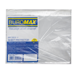 Файл BUROMAX А4+ глянцевый 40мкр 100шт BM.3805-у