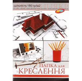 Папка для креслення КП ПЛЮС А4 10арк 180г