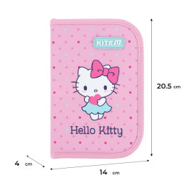 Пенал Kite 1 отделение 2 отворота без наполнения HK26-622 Под заказ