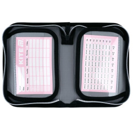 Пенал Kite 1 отделение 2 отворота без наполнения Black&Silver K26-622-5 Под заказ