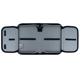 Пенал Kite 1 отделение 2 отворота без наполнения Black&Silver K26-622-5 Под заказ