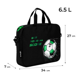 Сумка школьная текстильная Kite A4 1 отделение Football K26-589-2 Под заказ