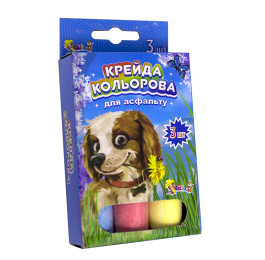 Крейда кольорова Jumbo НеЗнайка 3 кольорів 825530