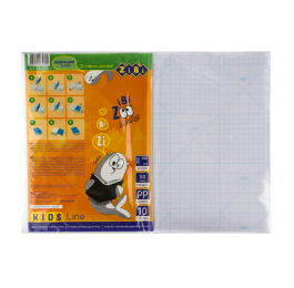 Плівка для книжок ZiBi 50смх36cм 10арк прозора ZB.4791