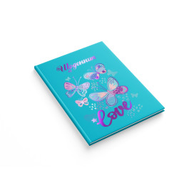 Дневник ученический Аркуш Soft Touch Бабочки 1В3358