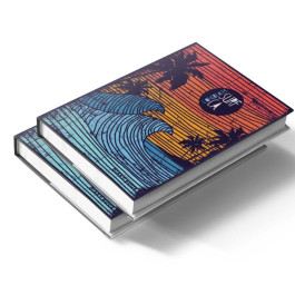 Щоденник недатований ART Аркуш А5 352стор лінія Surf А5НДАТ-АРТ-352ББЛ240