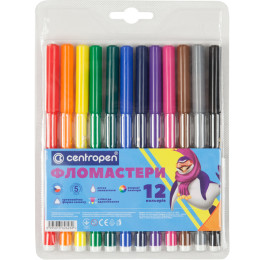 Фломастеры Centropen Птицы 12цв CN7790/12