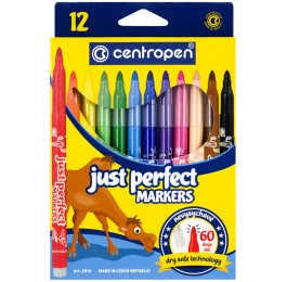 Фломастеры Centropen Just Perfect 12цв CN2510/12