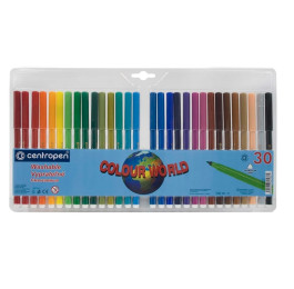 Фломастеры Centropen Colour World 30цв CN7550/30