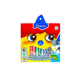 Фломастери Marco 24кол Super Washable 1630-24CB