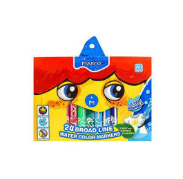 Фломастери Marco 24кол Super Washable Jumbo 1632-24CB