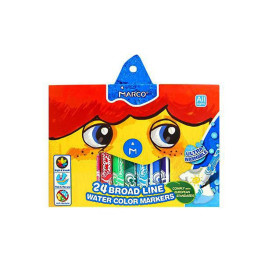 Фломастери Marco 24кол Super Washable Jumbo 1632-24CB
