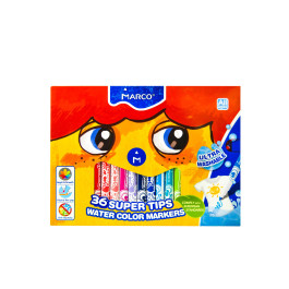 Фломастери Marco 36кол Super Washable 1630-36CB