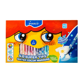 Фломастери Marco 48кол Super Washable 1630-48CB