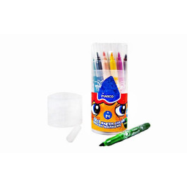 Фломастери-пензлики Marco 21кол у банці Super Washable 1633-21PD