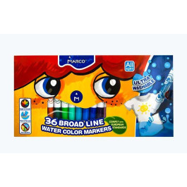 Фломастери Marco 36кол Super Washable Jumbo 1632-36CB