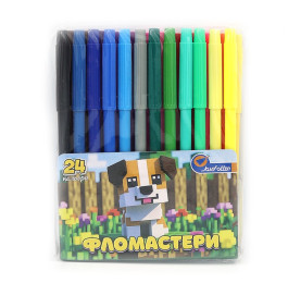 Фломастери JosefOtten 24кол Песик 828-24F