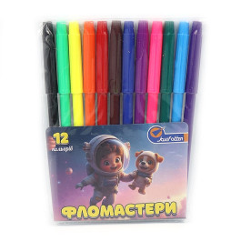 Фломастери JosefOtten 12кол Spaceman 828-12E