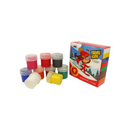 Гуаш Гамма TRAVEL KIDS 9кол 20мл 321035/ТК